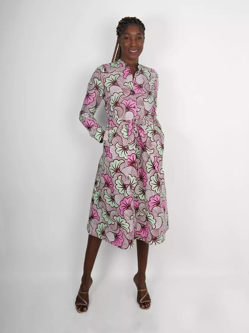 Robe chemise manches longues Daloa