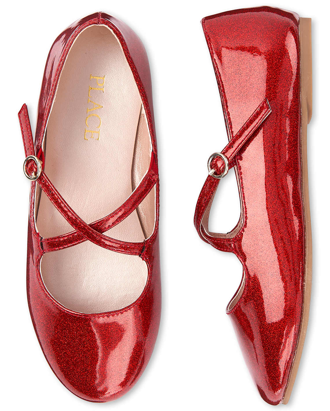 Ballerines rouges à paillettes pour filles de Children's Place T32