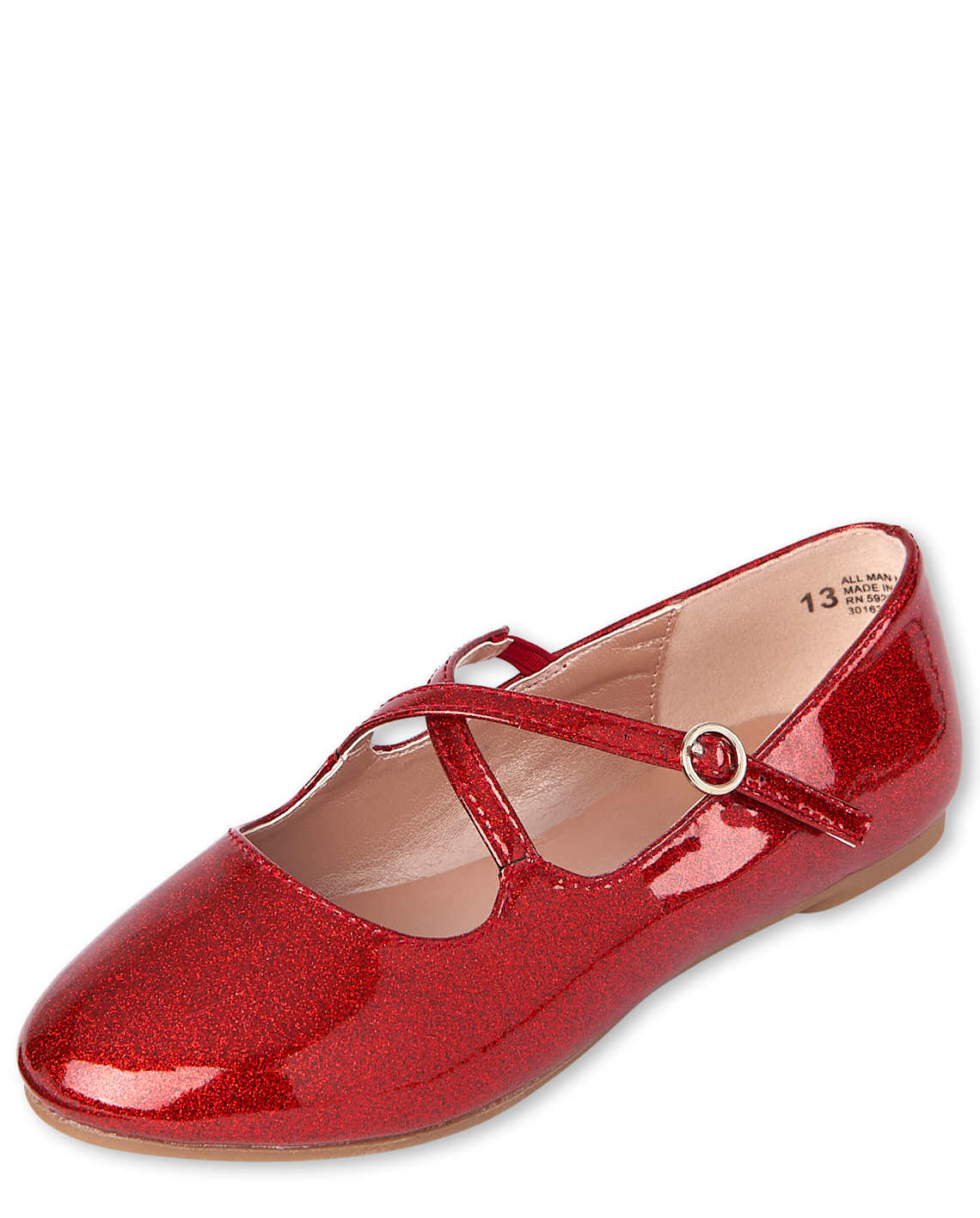 Ballerines rouges à paillettes pour filles de Children's Place T32