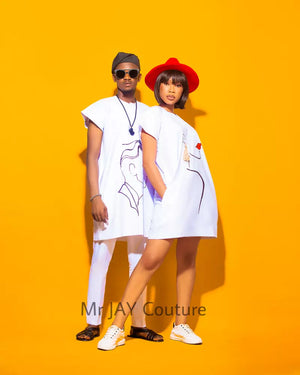 Le haut GOGO danshiki (homme) et le haut GIFTY (femme)