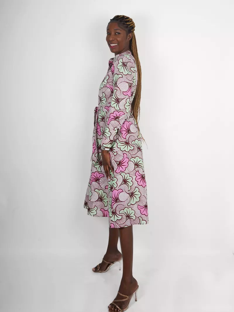 Robe chemise manches longues Daloa