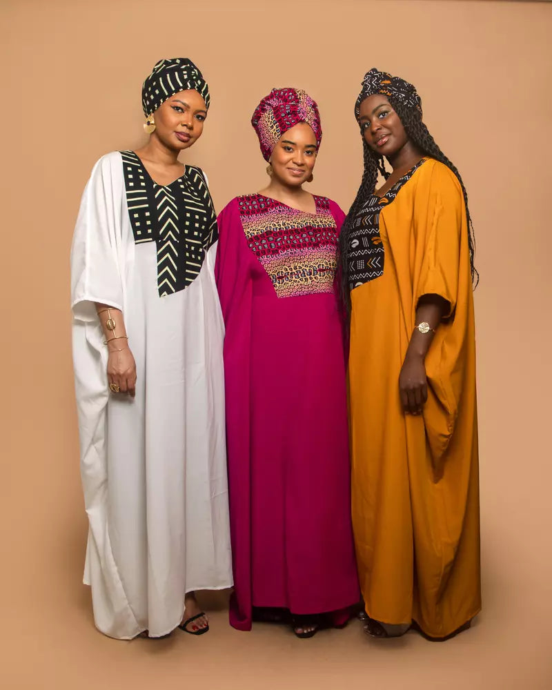 Magnifique robe boubou/caftan « Khady » ABI-CREATIONS