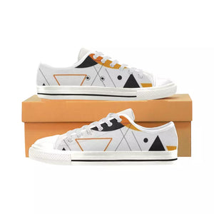 Baskets unisexes géométriques, chaussure, toile ESSYCOUTURE