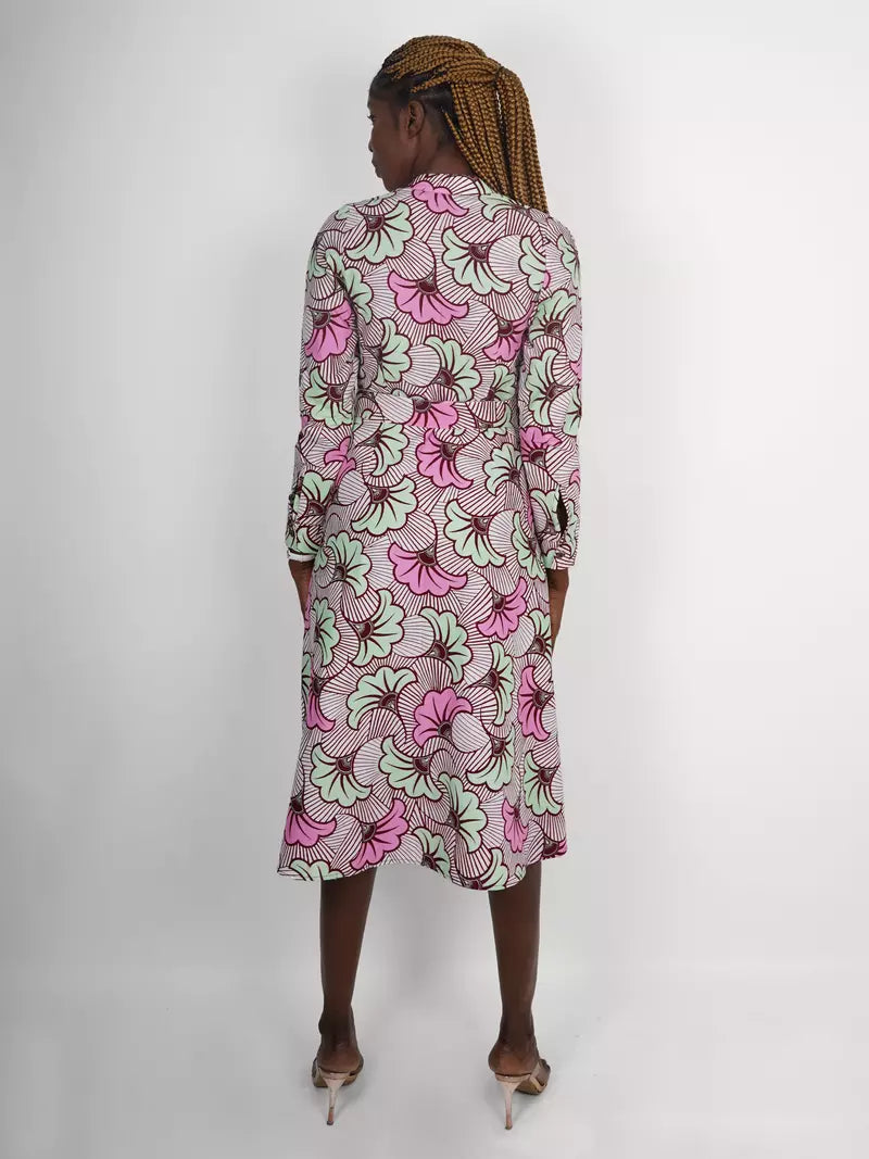 Robe chemise manches longues Daloa