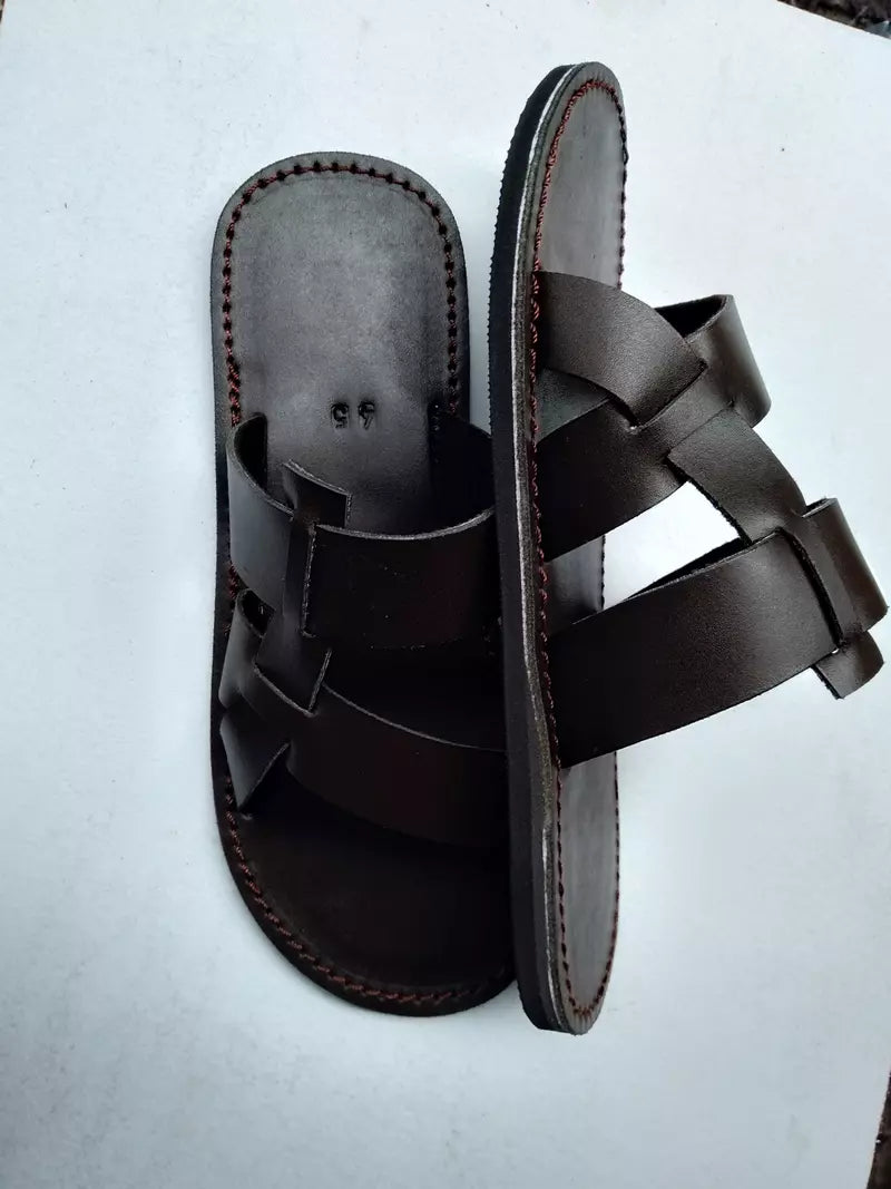 Sandales pour hommes africains, sandales d'été, sandales maasai,